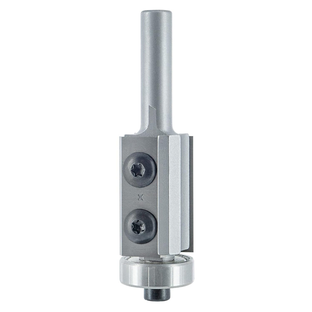 ENT 20291 Wendemesser Bündigfräser HW mit Kugellager, Schaft (S) 8 mm, Durchmesser (D) 19 mm, NL 30