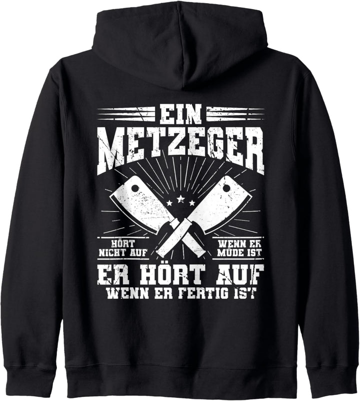 Fleischer Metzger Kapuzenjacke