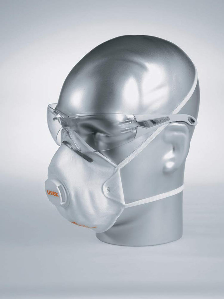 Uvex 8732.210 C2210 silv-air Maske, Cup Form mit Ventil