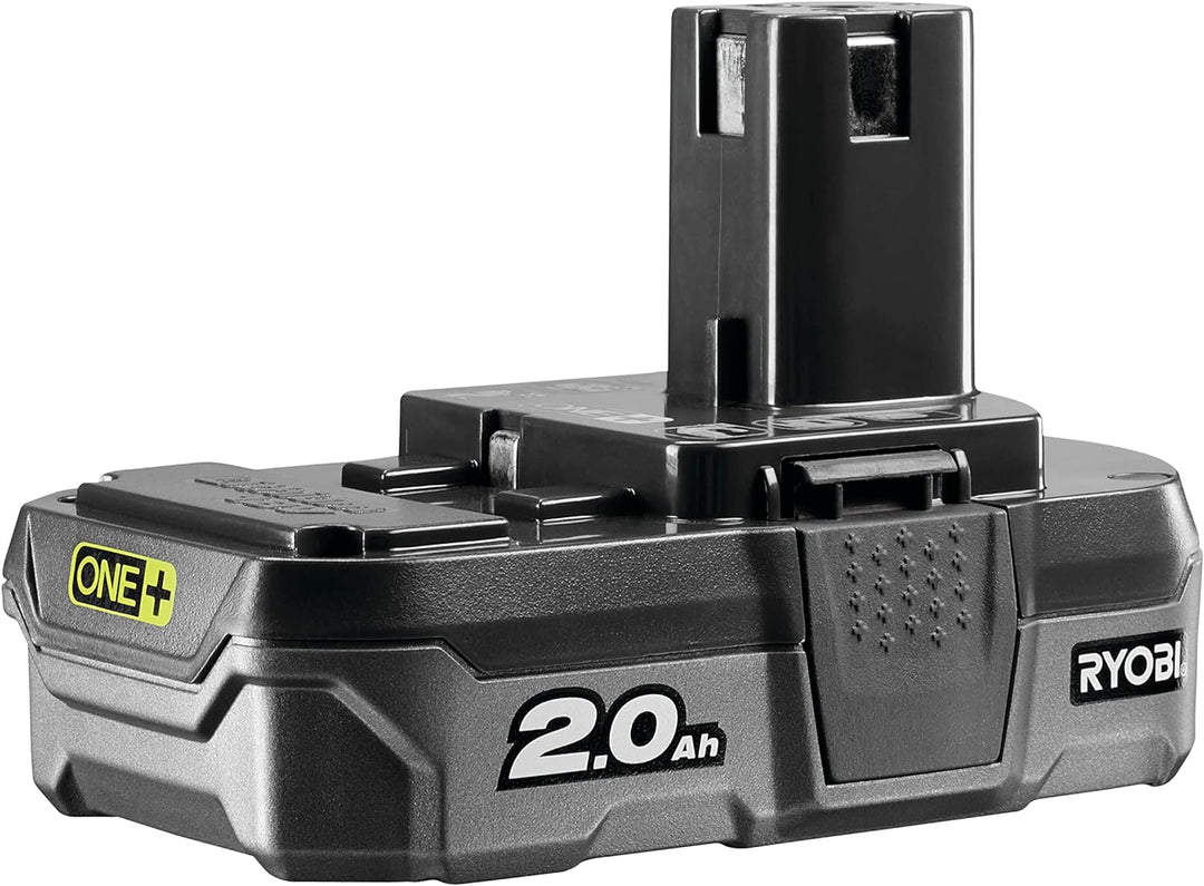 RYOBI 18 V ONE+ 2,0 Ah Lithium+ Akku RB18L20 (Kompatibel mit allen RYOBI 18 V ONE+ Geräten, IntelliC