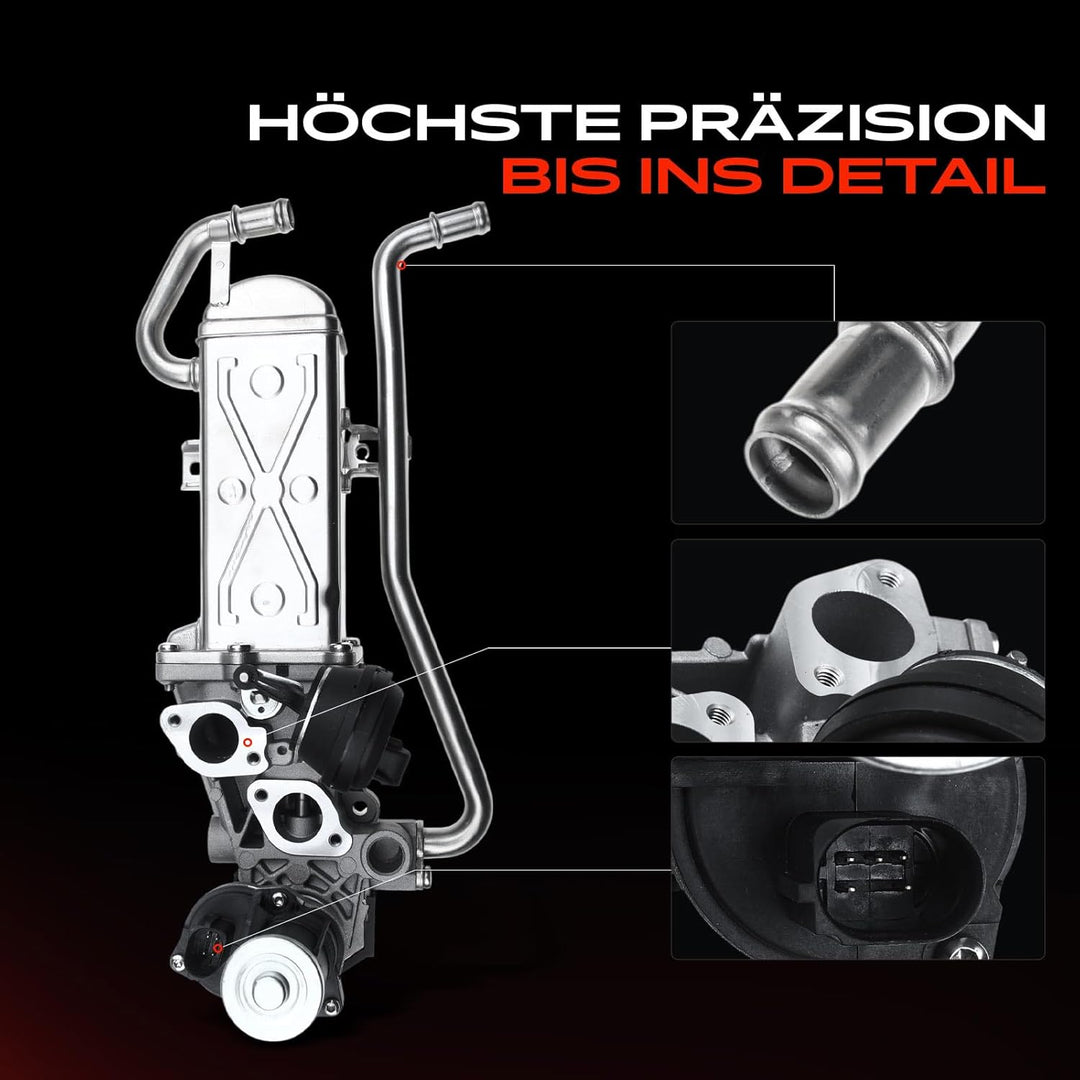 Frankberg AGR-Ventil Abgasrückführungsventil für Ibiza IV 6J5 Fabia II 542 545 R-o-o-m-s-t-e-r 5J Po