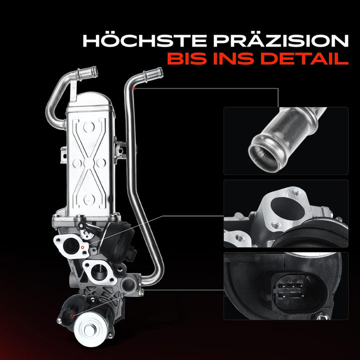 Frankberg AGR-Ventil Abgasrückführungsventil für Ibiza IV 6J5 Fabia II 542 545 R-o-o-m-s-t-e-r 5J Po