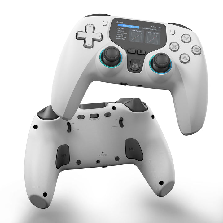 NBCP Wireless Controller für PC mit Display, PC Controller Pro Wireless mit Hall-Jostick/Hall-Trigge