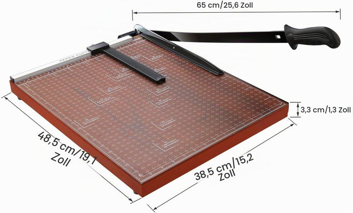 Profi Papierschneider A3 Fotoschneider Hebelschneider Papierschneidemaschine Schneidegerät Bindegerä