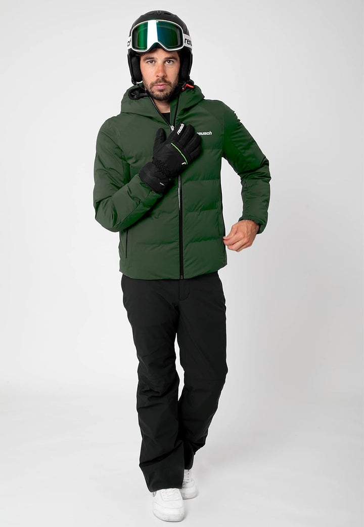 Reusch Herren Snow King Garantiert Winddichte und Extra Atmungsaktive Skihandschuhe Softshellhandsch