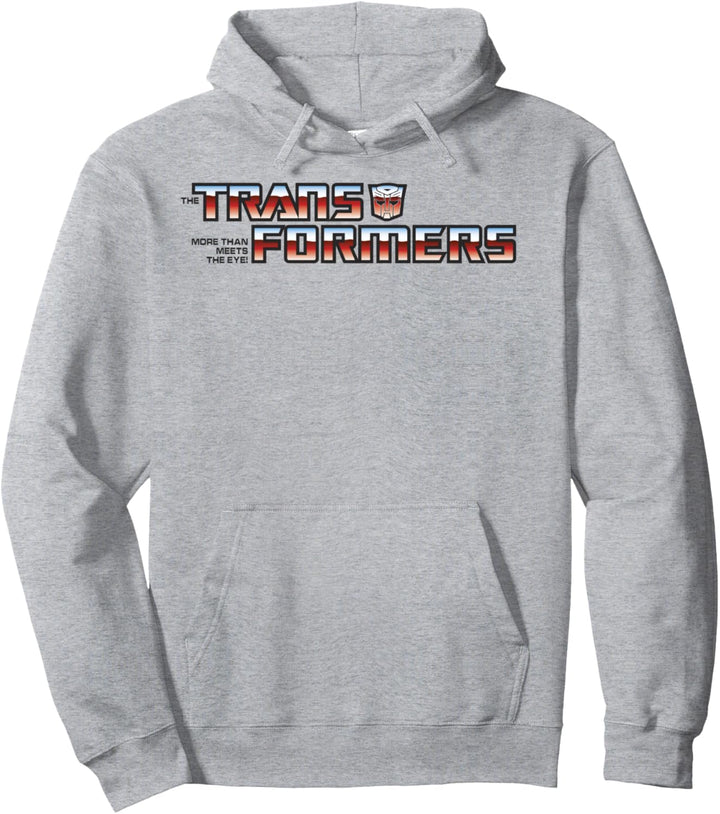 Transformers Red Gradient Classic Vintage Logo Pullover Hoodie