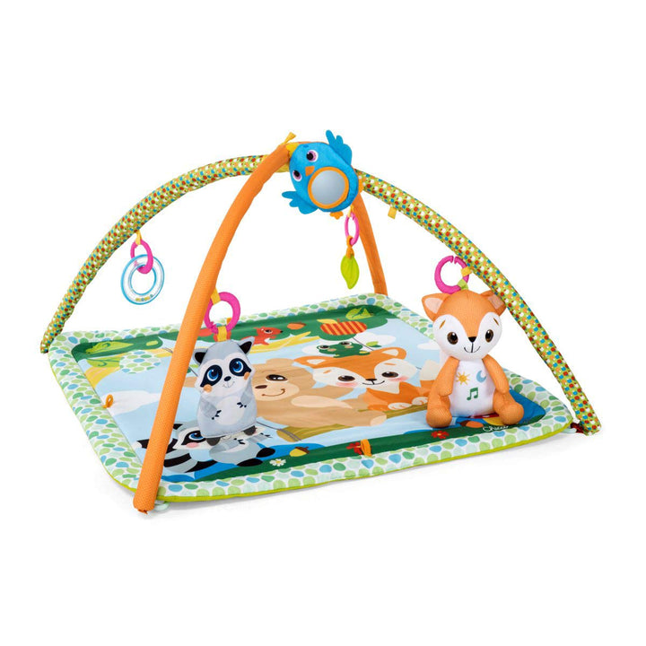 Chicco Waldzauber Baby Krabbeldecke mit Spielbogen, Multifunktionsspielbogen für Babys, 5 abnehmbare