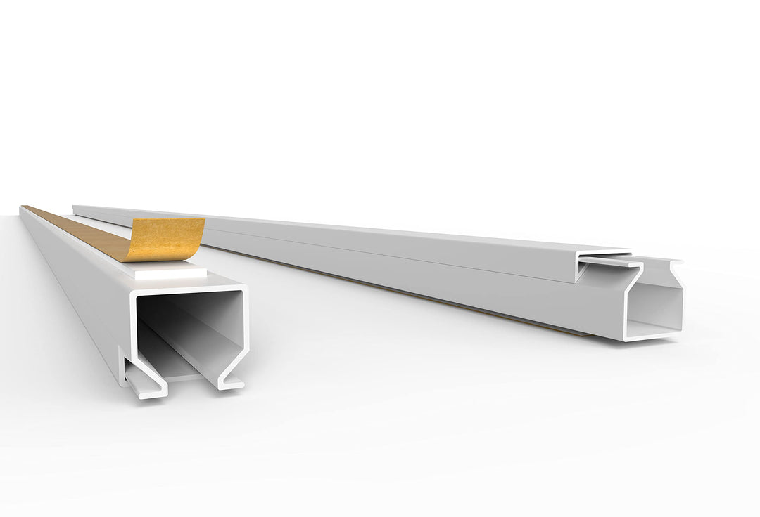 SCOS Smartcosat 10 m Kabelkanal (12 x 12 mm H x B 10x 1 m) Selbstklebend PVC Kunststoff, Aufputz für