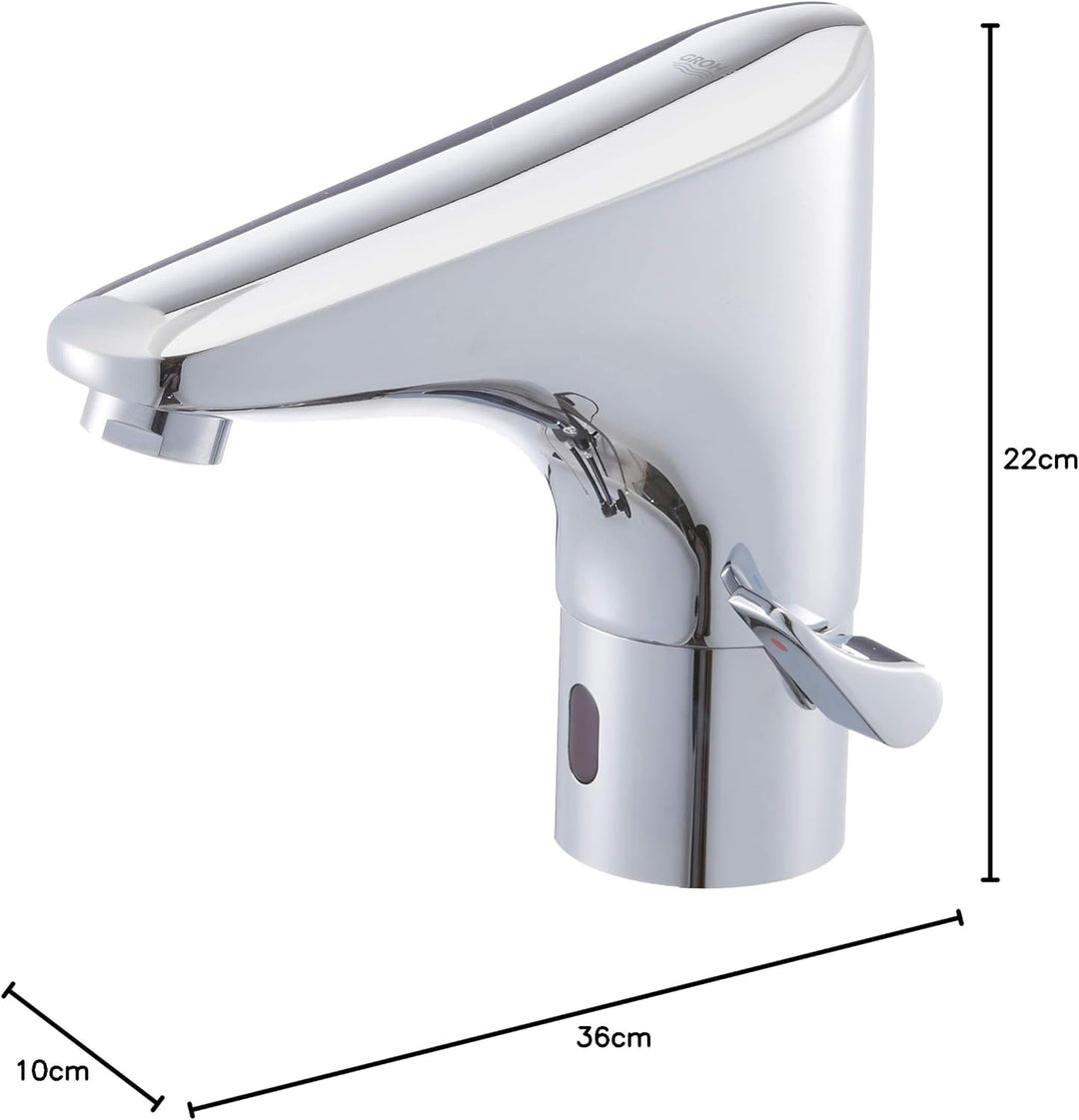 Europlus E Eltr.Arm. WT Mit Mischung und Steckertrafo chrom, Mit Mischung und Steckertrafo chrom