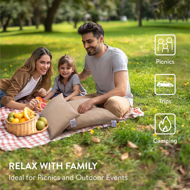 JEMIDI Saunakissen Set - Sauna Kopfstütze und Sitzunterlage - Sauna Set - Sauna Rückenlehne - Gesche