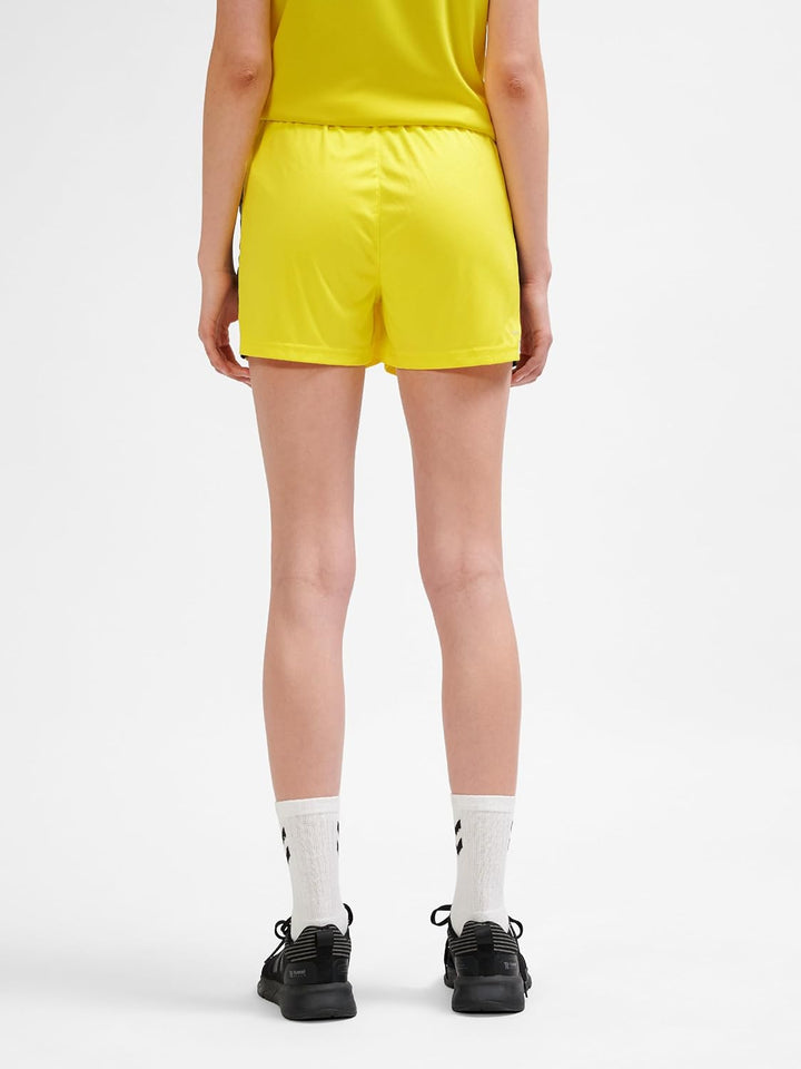 hummel Damen Shorts Hmlauthentic Pl Shorts Woman XS Blazing Yellow, XS Blazing Yellow