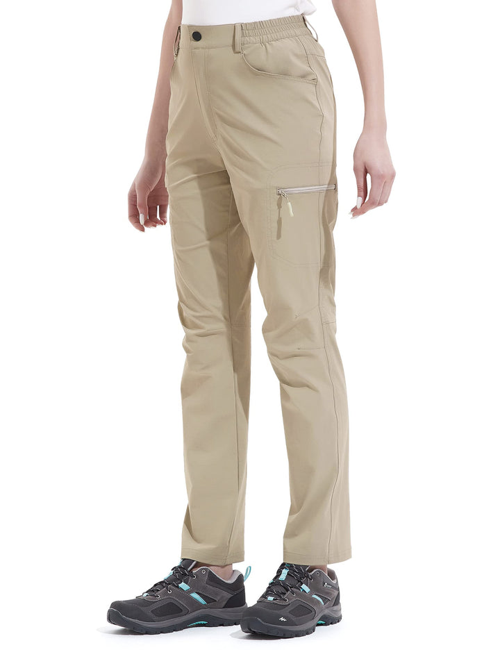 KUTOOK Outdoorhose Damen Trkkinghose Wanderhose mit 5 Taschen Arbeithose Leicht Stretch Kratzfest Sc