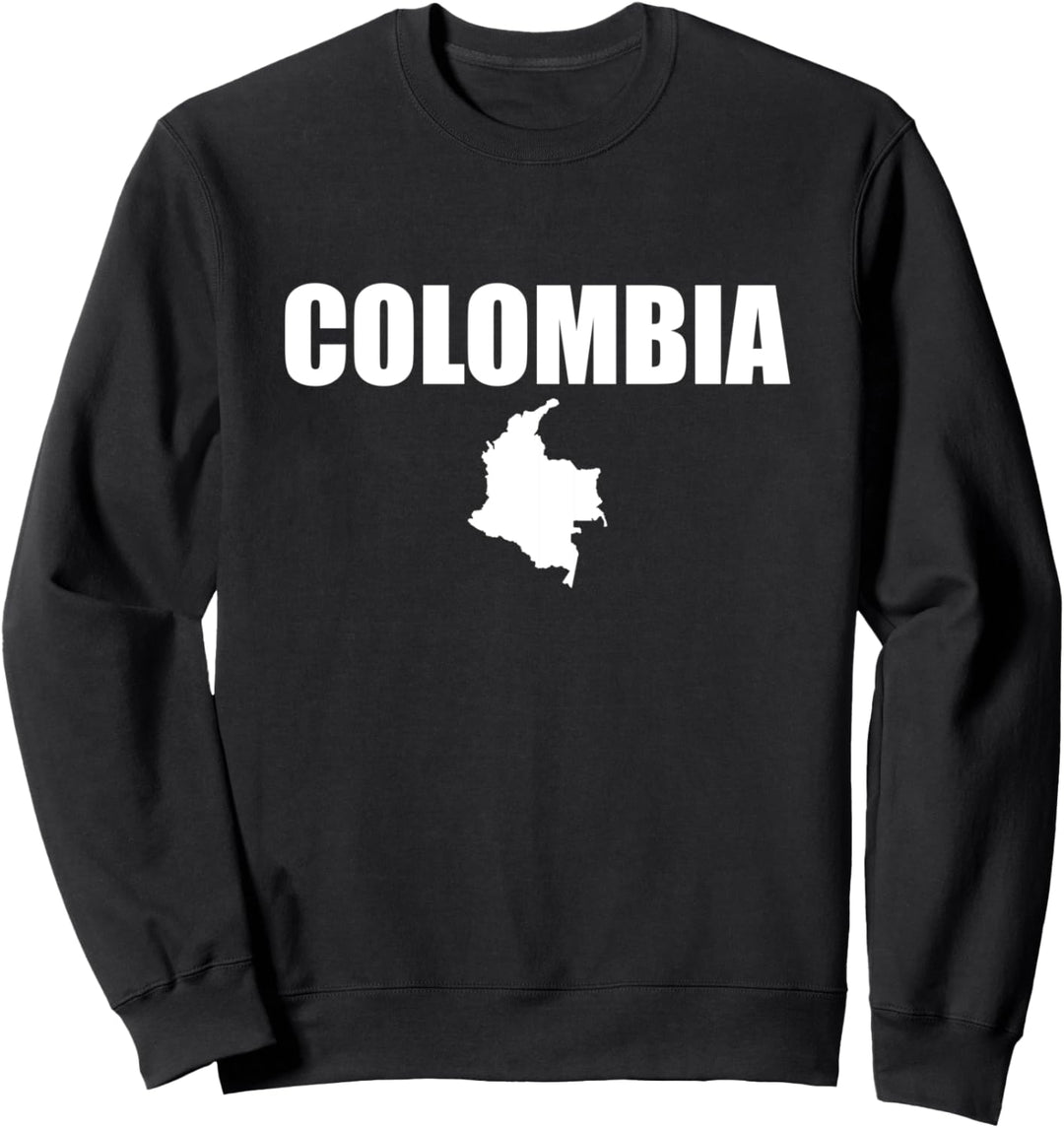 Colombia Karte Kolumbien Kolumbianer Sweatshirt