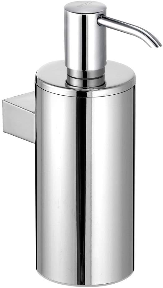 KEUCO Plan Seifenspender, 250 ml, Metall verchromt, Made in Germany, nachfüllbar, inkl. Schrauben un