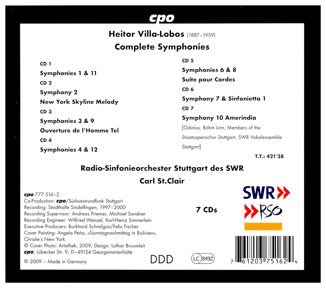 Complete Symphonies, Audio-CD