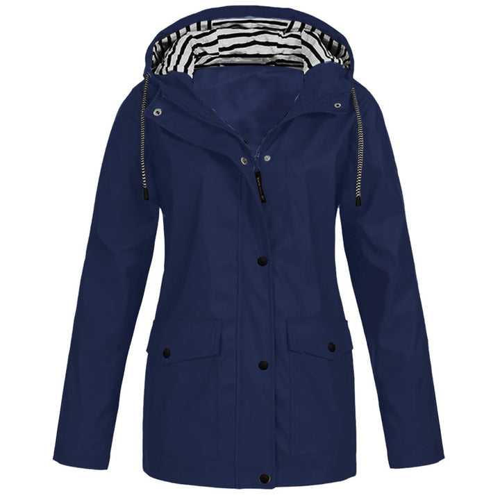 Regenjacken Wasserdicht Damen Outdoor Solid Colour Sweatshirt Punch Jacke wasserdichte Regenjacke Pr