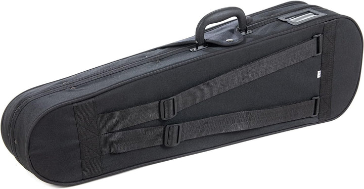 GEWA Violin Formetui Aspirante, schwarz, gepolsterte Schwebelagerung, wasserabweisend, Grösse 3/4 Fo