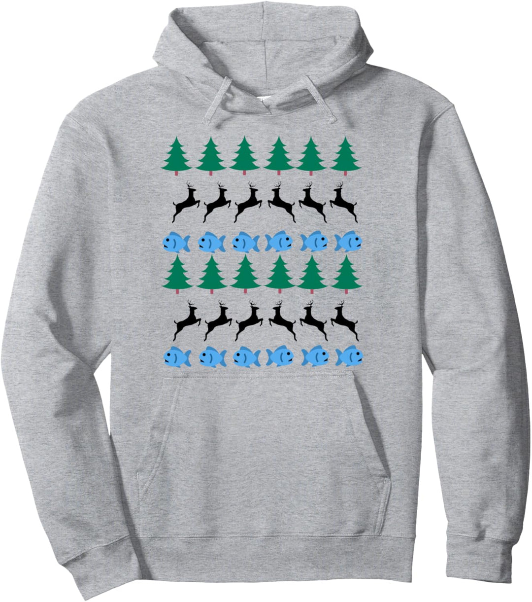 ugly christmas sweater fischer fischen angeln karpfen Pullover Hoodie