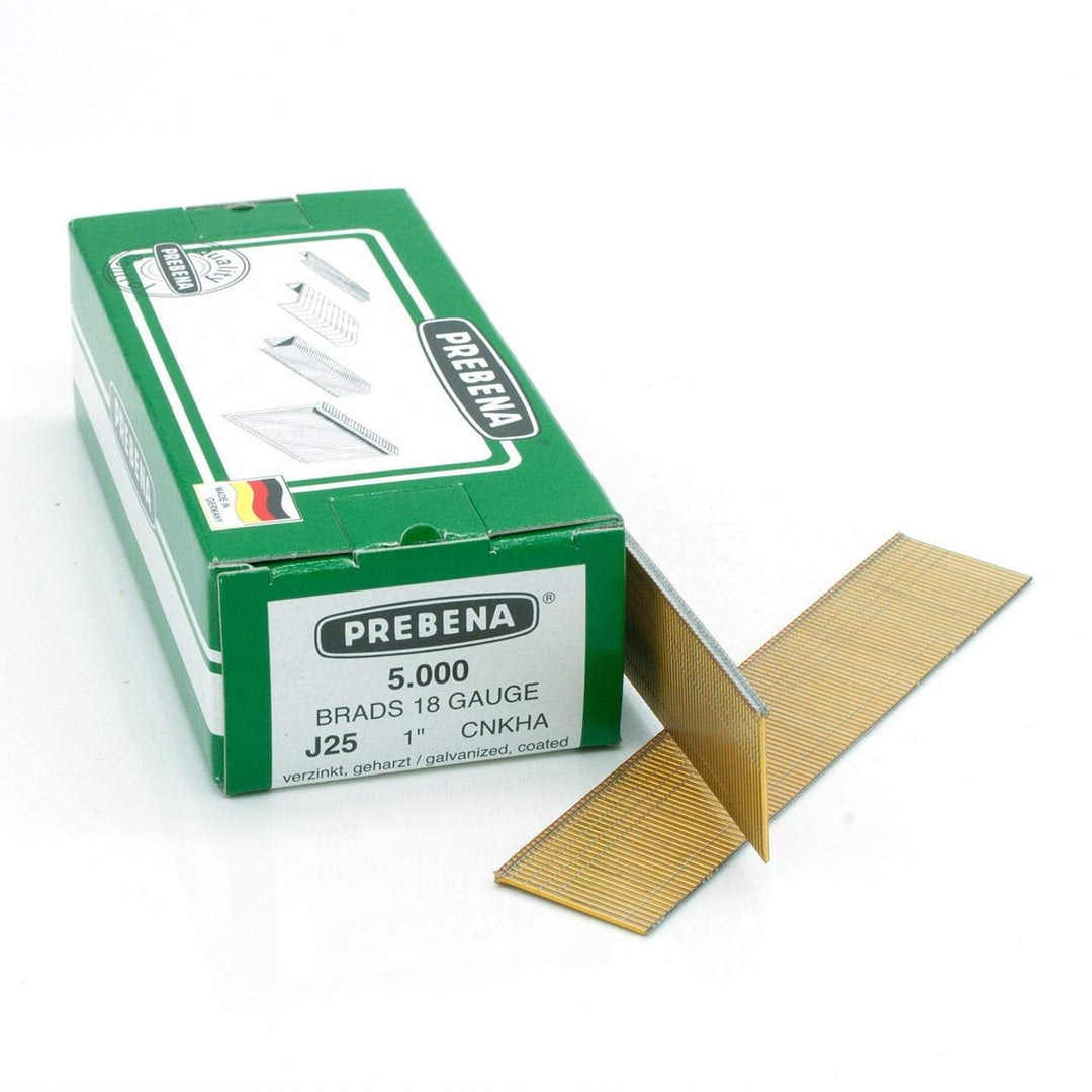 Prebena Stauchkopfnägel J25CNKHA 1,05x1,25mm/25mm verzinkt/geharzt, 5000 Stück, Silber