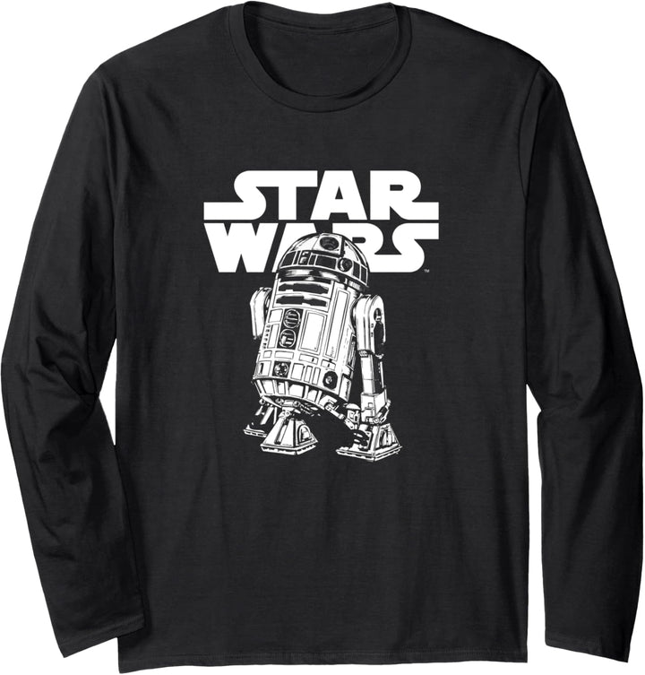 Star Wars R2-D2 Logo Pose Langarmshirt