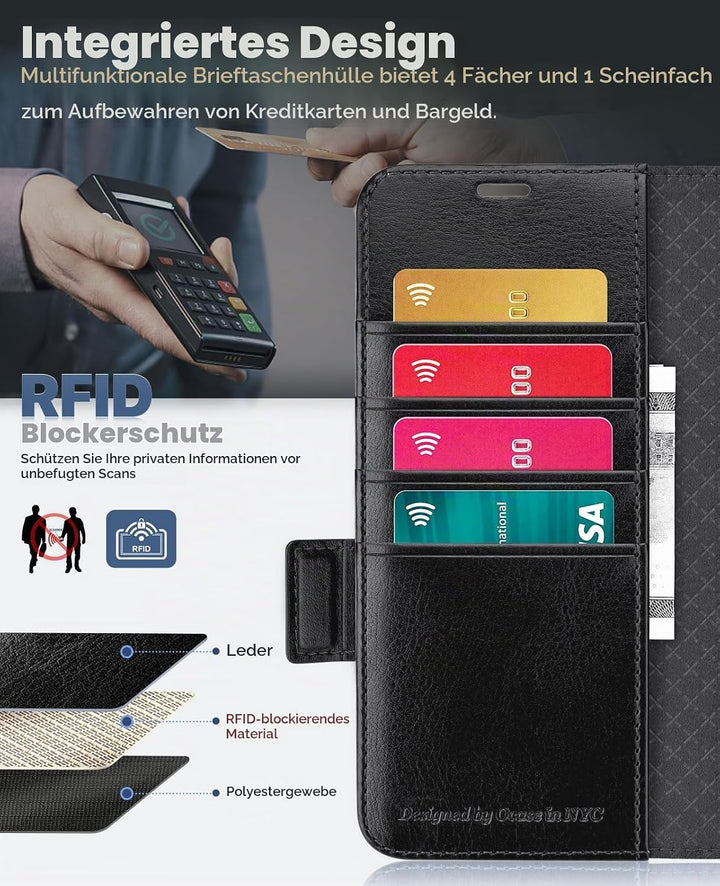 OCASE Aktualisierte Version Hülle Samsung Galaxy Z Fold 5 5G Handyhülle [mit S Pen Halter] [Vorderse
