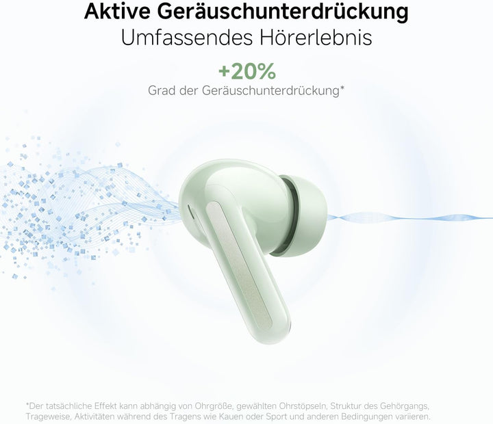 XIAOMI Redmi Buds 8, Kopfhörer, 50dB ANC, 11h+44h Akku, Schwarz | 11mm Dynamisch, Hi-Res, 3-Mic KI-A