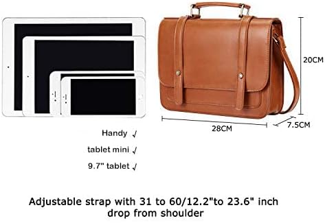 ECOSUSI Umhängetasche Damen Handtasche Kleine Schultertasche mit Abnehmbarer Schleife Crossbody Tasc