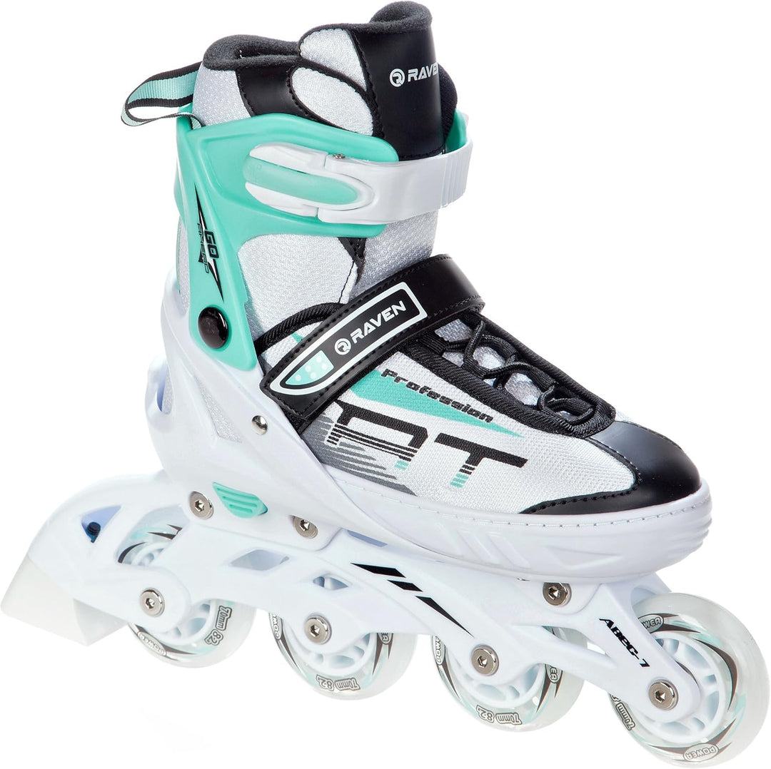 Raven Verstellbare 2in1 Inlineskates-Schlittschuhe Profession - Kugellager Abec7 - SAS - Shock-Absor