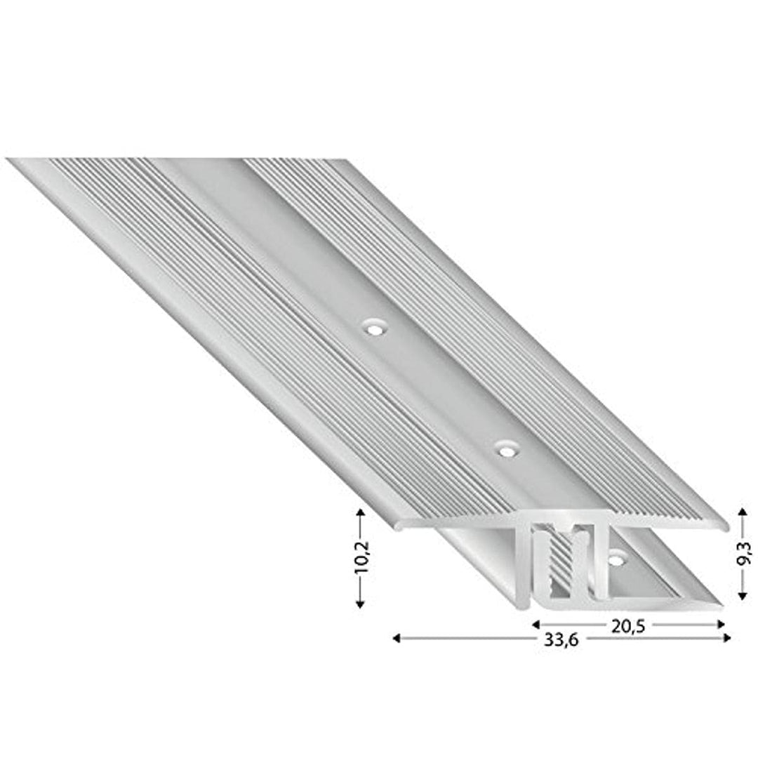 Kügele STS33 S 100 Übergangsprofil 1000 silber eloxiert, silber eloxiert