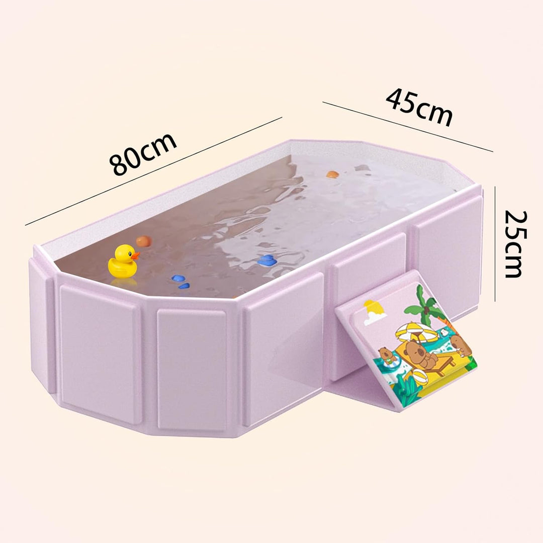 Faltbare Badewanne 75x45x25cm Tragbare Klappbare Multifunktionale Wanne für Familienmitglieder und H