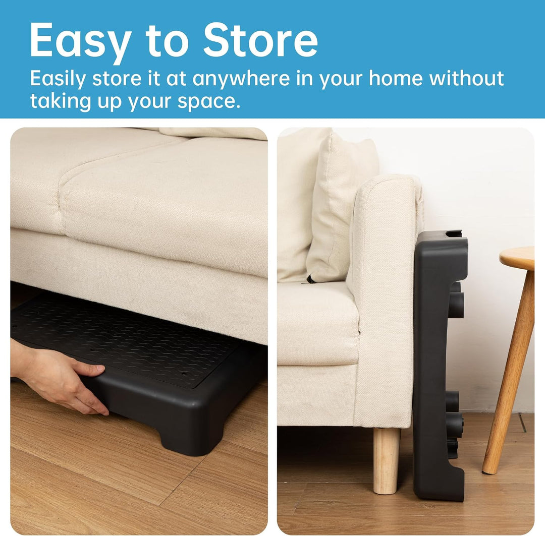 StrongTek Half Step Hocker für Erwachsene und ältere Menschen, Kunststoff Mobility Step, Ergonomisch