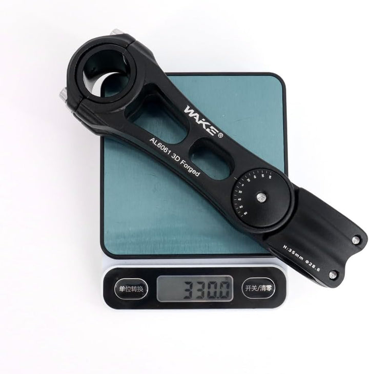 CYSKY Fahrrad Vorbau Universal 31,8mm und 25,4mm verstellbar ± 90 Grad 90/110/130/145mm MTB Vorbau F