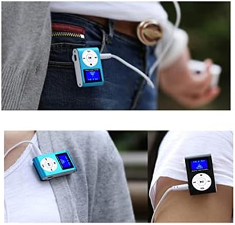MP3 Player Tragbar, 128MB Musikplayer mit Metallgehäuse, FM Radio, für Schüler Studenten Sport Laufe