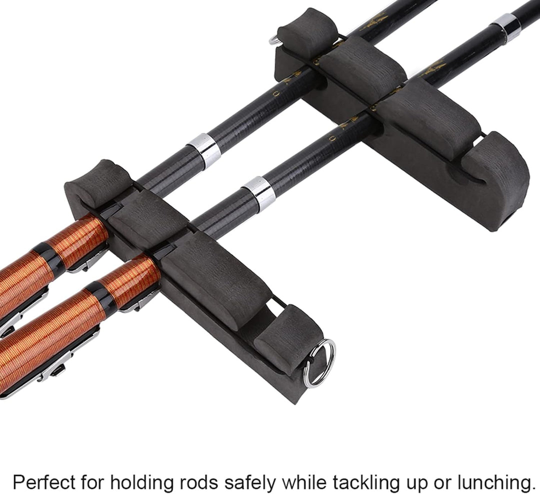 RiToEasysports 2 Stück Magnetische Rutenhalter, Dichter Schaumstoff, Fliegenfischerrutenhalter, Auto