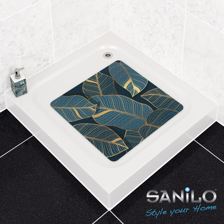 Sanilo Badematte 53 x 53 cm, rutschfeste Duschmatte für Dusche und Badewanne, Antirutschmatte maschi