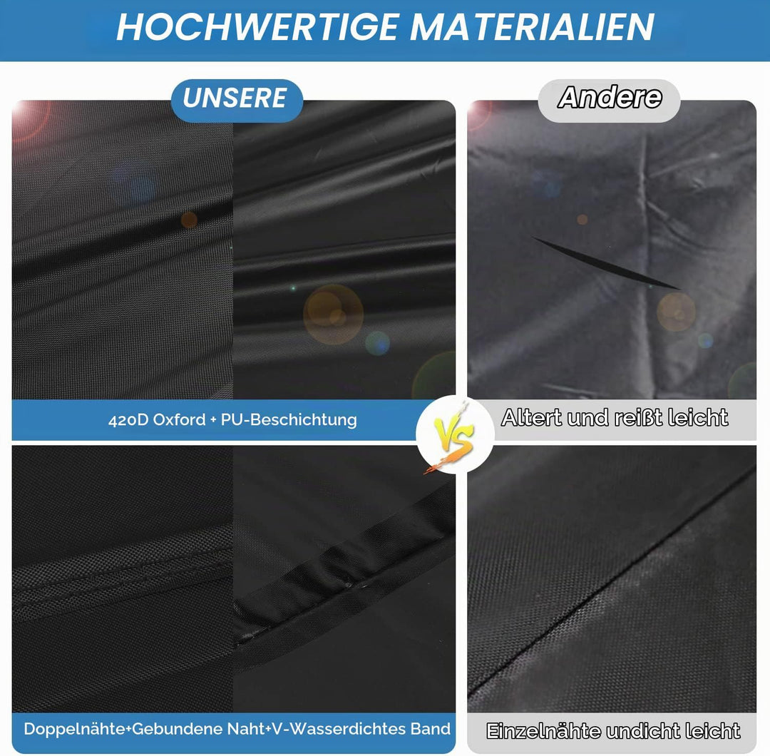 VANSHEIM Abdeckhauben für Sofas Abdeckung Schutzhülle für Gartencouch Wasserdicht Winddicht mit Belü