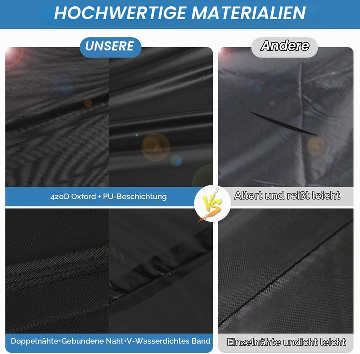 VANSHEIM Abdeckhauben für Sofas Abdeckung Schutzhülle für Gartencouch Wasserdicht Winddicht mit Belü