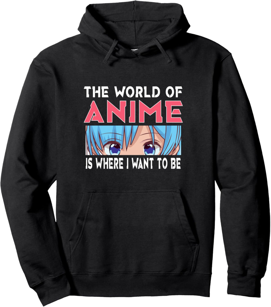 Die Welt von Anime Otaku Manga Japanische Anime Teen Girls Pullover Hoodie