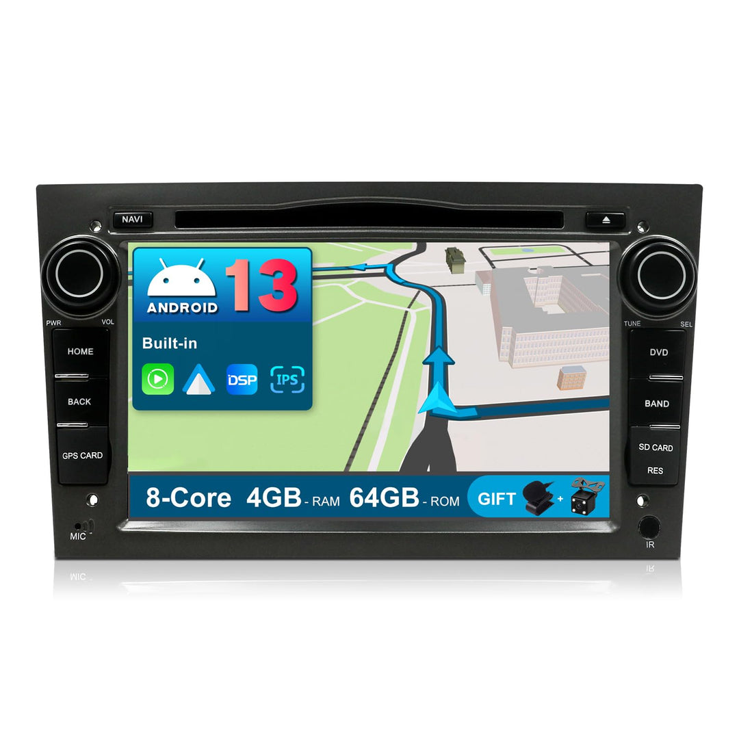JOYX Android 12 Autoradio Passt für Opel Vauxhall/Antara/Astra/Zafira/Corsa/Meriva- [4G+64G] - [Eing