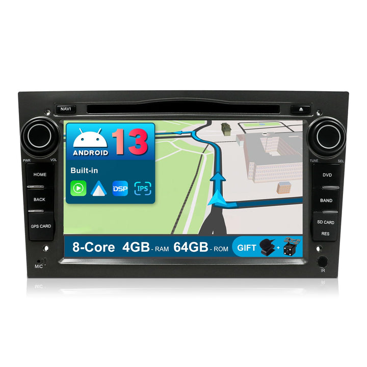JOYX Android 12 Autoradio Passt für Opel Vauxhall/Antara/Astra/Zafira/Corsa/Meriva- [4G+64G] - [Eing