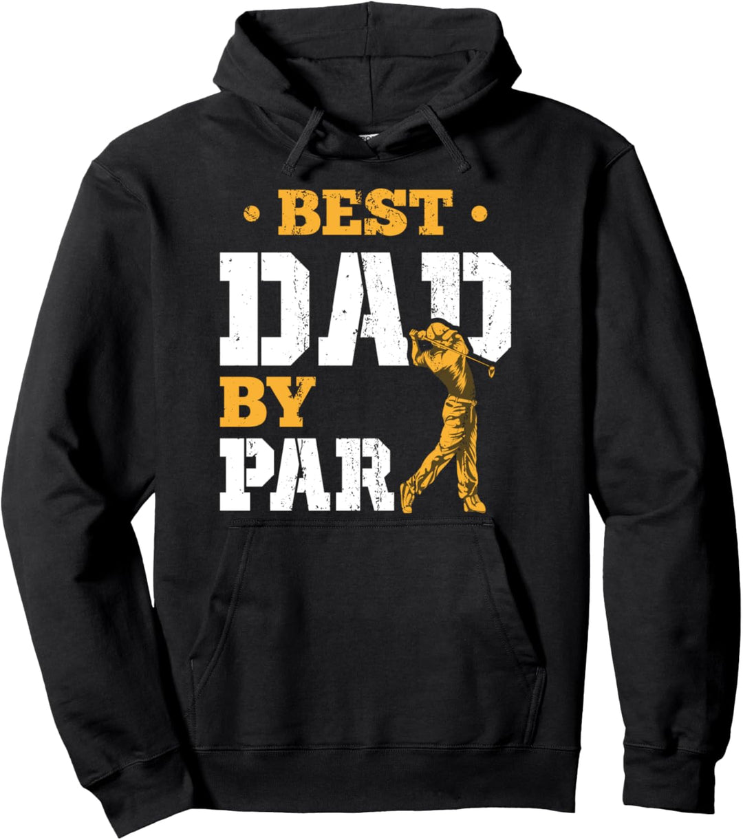 Bester Papa mit Abstand Golfer Vatertag Golfspieler Golf Pullover Hoodie