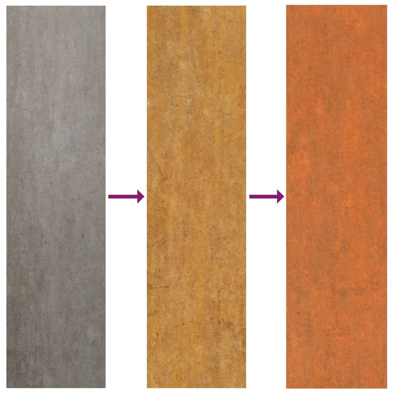 vidaXL Dachplatten 12 Stk., Trapezblech Wellblech, Dachblech Profilblech für Gerätehaus, Metallblech