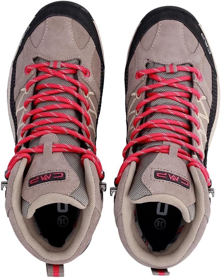 CMP Rigel Low Shoes Wp Trekking-Schuhe 28 EU Deserto Carminio, 28 EU Deserto Carminio