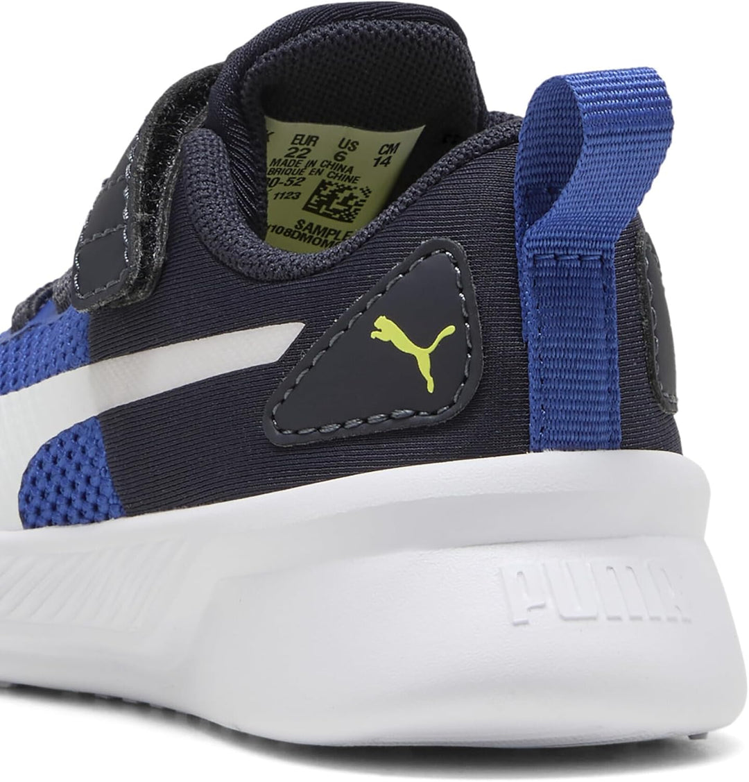 PUMA Herren Flyer Runner Engineer Knit Laufschuh 21 EU Vivid Blue New Navy White, 21 EU Vivid Blue N