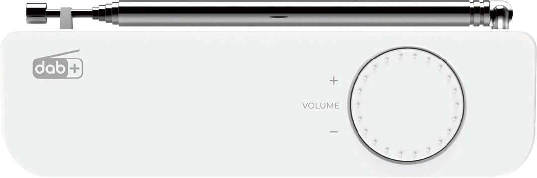 Kenwood CR-M33DAB-W - Tragbares DAB+ Radio mit Bluetooth, integriertem Li-Ion Akku & 6,1cm Farbdispl