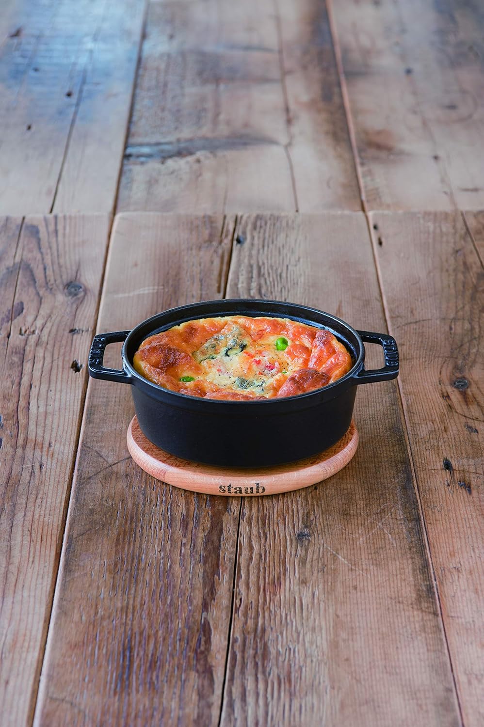 STAUB Cocotte, Gusseisen Bräter mit Deckel, 15 cm, 0,6 L, Oval, Alle Herdarten inkl Induktion, Made