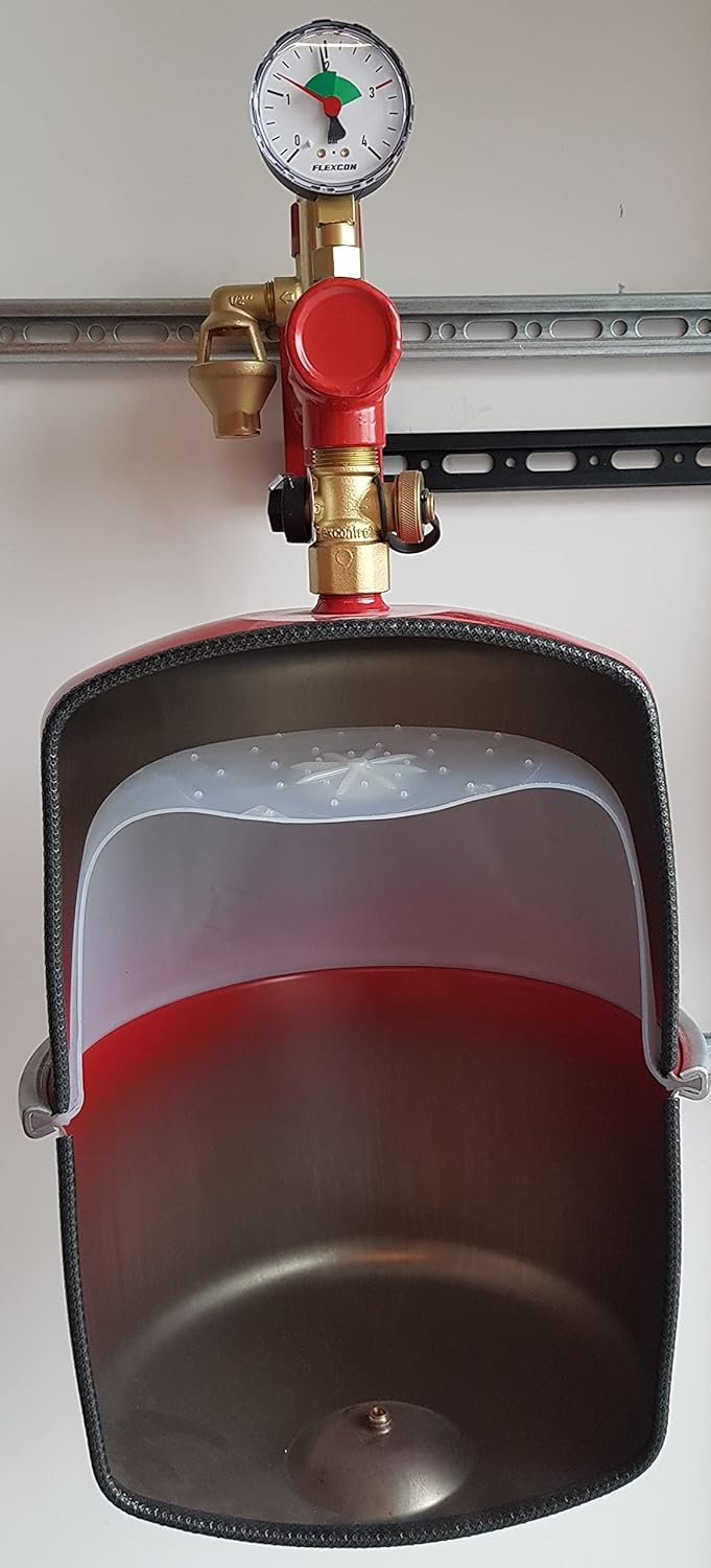 Flamco Flexcon Premium 18L 2.5/6bar Ausdehnungsgefäss - Ideal für geschlossene Kreisläufe, Heizung,