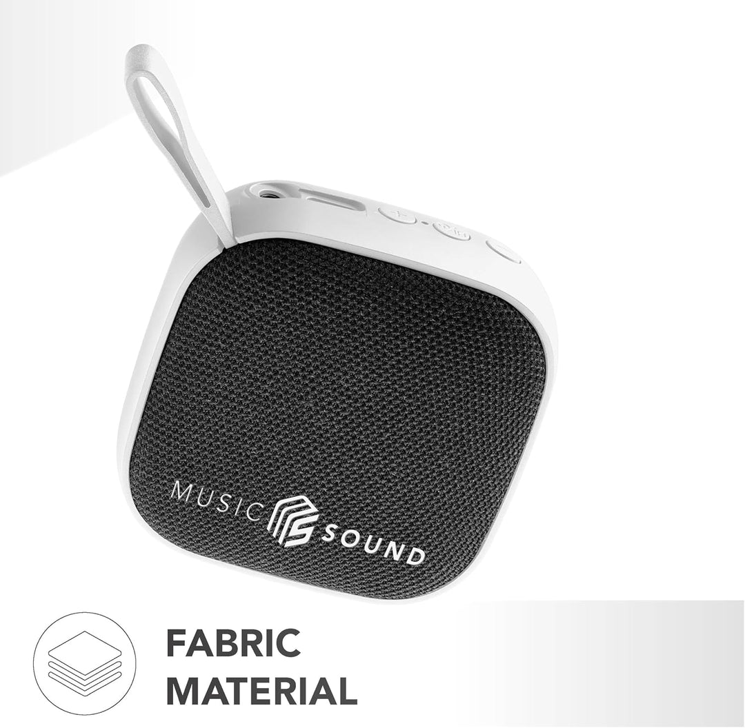 Music Sound - MINI - Bluetooth-Lautsprecher - 3-Watt-Leistung - 4 Stunden Spielzeit - Kompakt und tr
