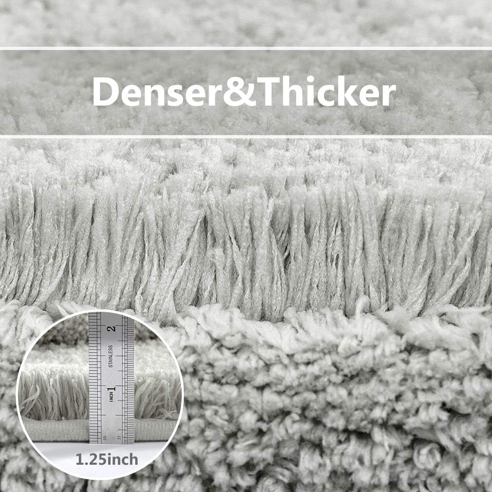 Badematte Rutschfest Badteppich Extra Lange Verdickt Badezimmerteppich Weich Badeteppich Flauschige