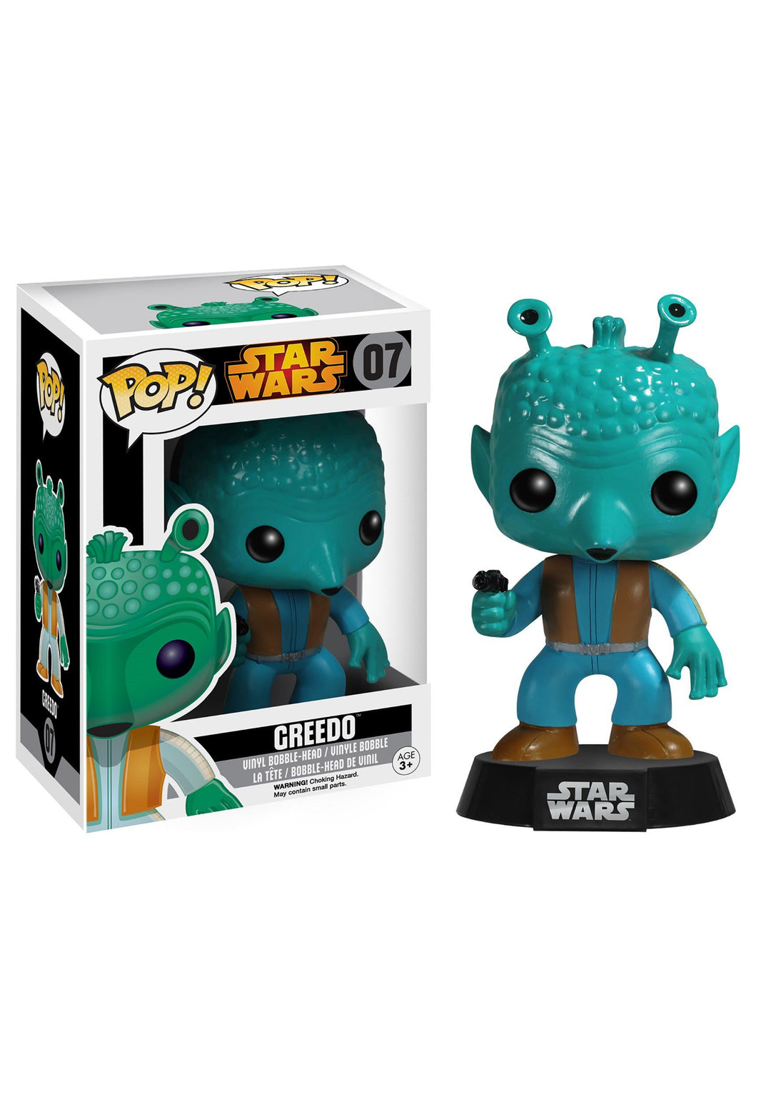 Funko 020737 Pop Star Wars Greedo 07 Vinyl Bobble-Head Figure